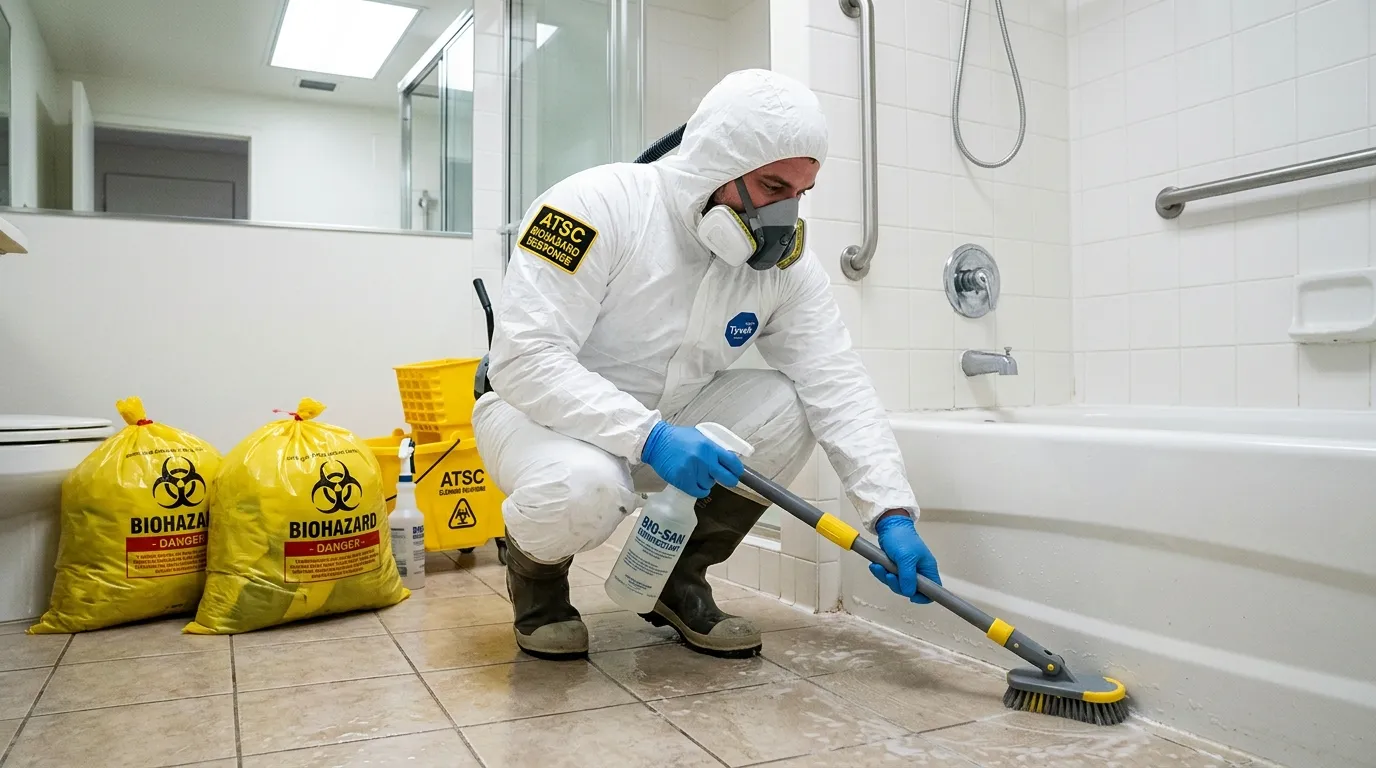 Decontamination equipment deployed for Blood Cleanup in Maywood